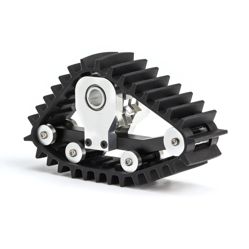 4Pcs Snow Tires Set for 1/18 RC Crawler - Simulate Carload Tracks, Sandmobile Conversion DIY Upgrade Parts Fit TRX4-M