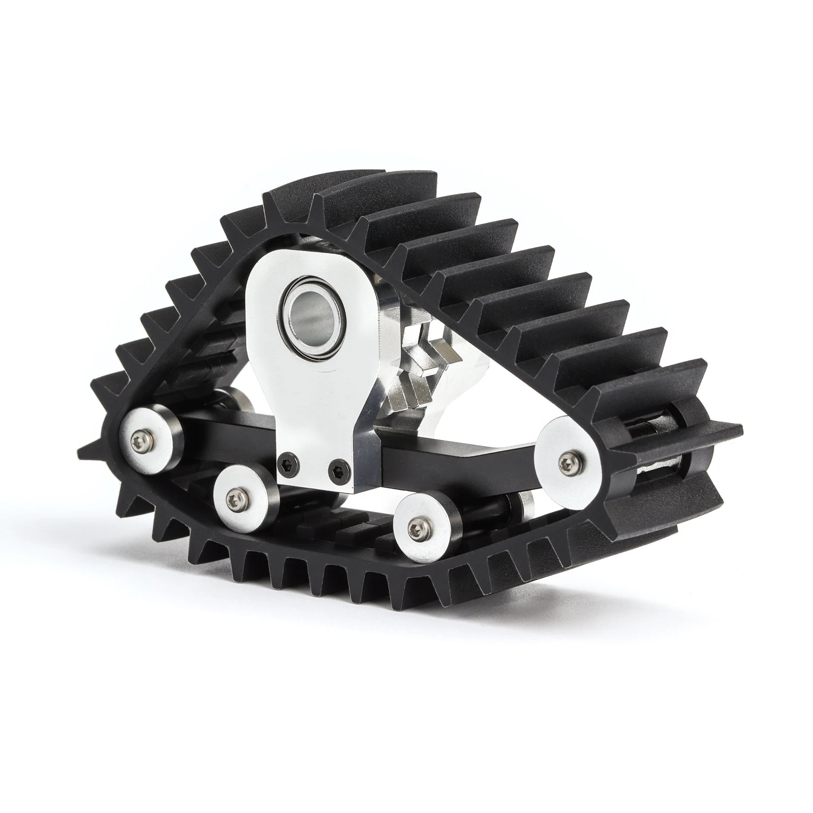 4Pcs Snow Tires Set for 1/18 RC Crawler - Simulate Carload Tracks, Sandmobile Conversion DIY Upgrade Parts Fit TRX4-M