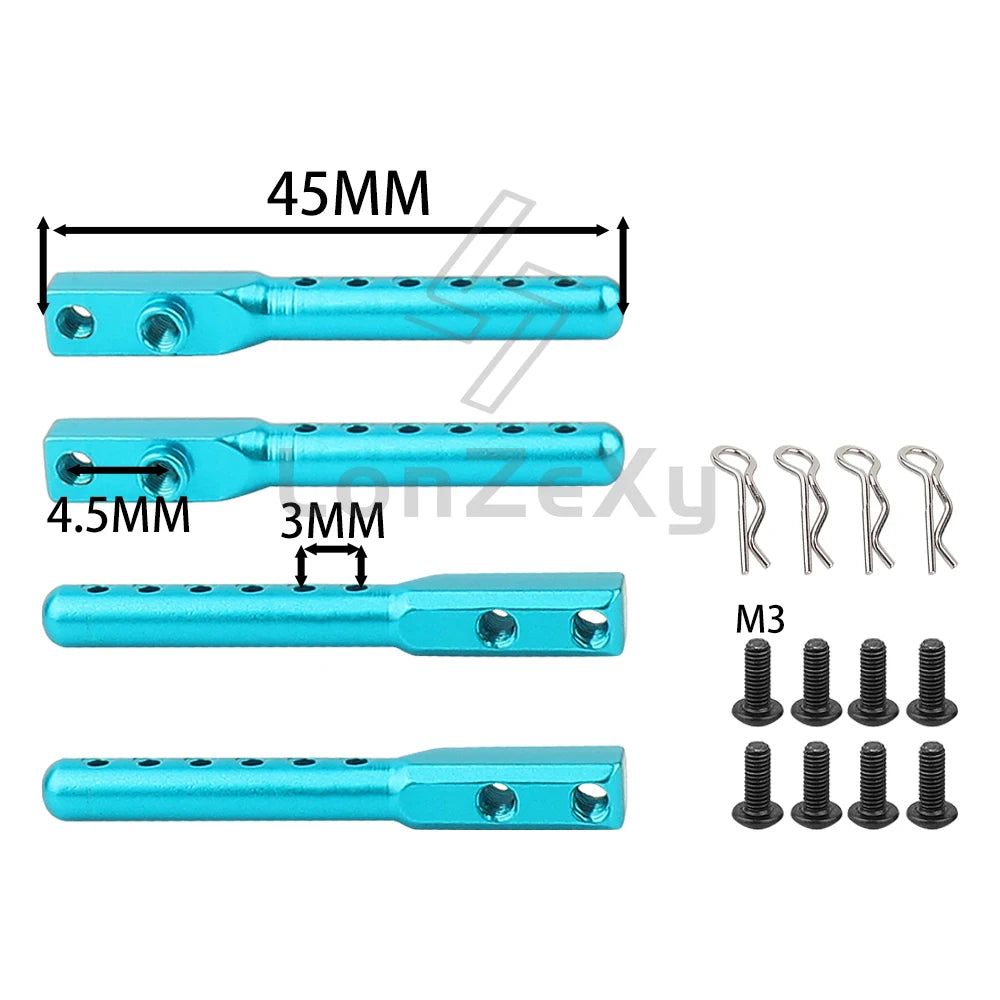 Metal Suspension Arms Steering Knuckle Gearbox Housing Motor Mount CVD Shaft for Tamiya TT01 TT-01 1/10 RC Car Upgrade Parts