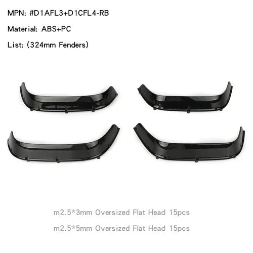 TRX-4 Simulation 324mm Wheelbase 2 Doors Pickup Truck Body Shell for 1/10 RC Crawler Car Traxxas TRX4 DEFENDER RD110 Parts