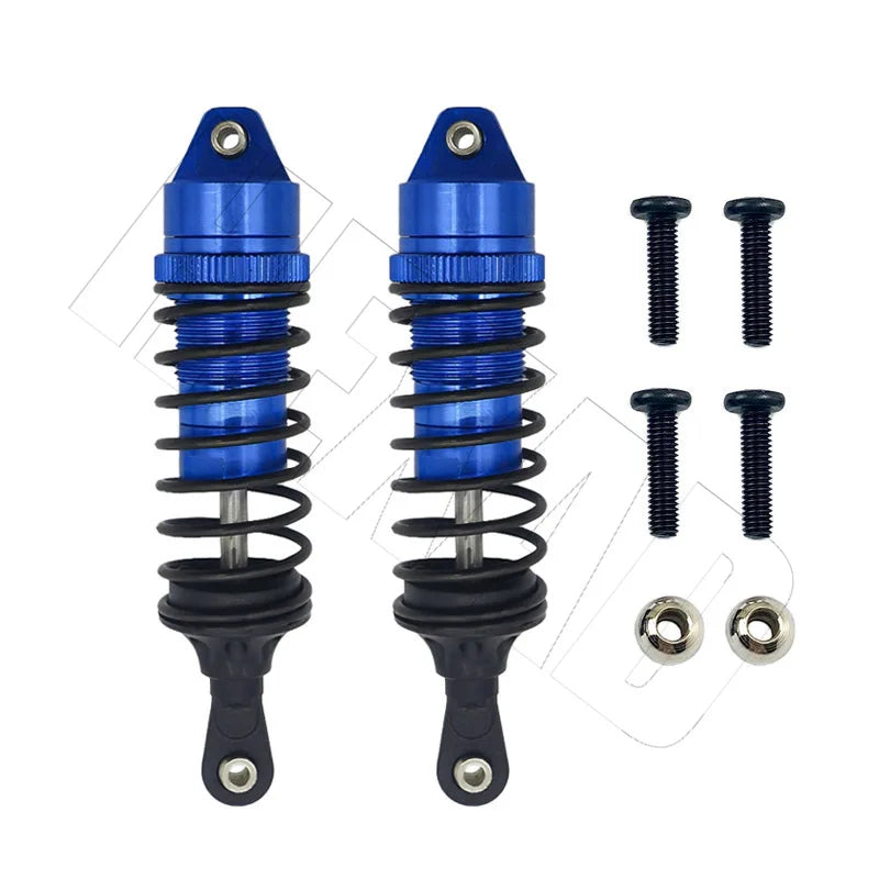 Aluminum Front&Rear Shocks Absorber Assembled for 1/10 Traxxas Slash 4x4 4WD 2WD Rustler VXL Stampede RC Car Upgrade Part
