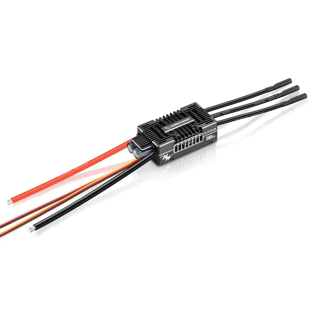 Hobbywing Platinum V5 80A 120A 150A 3-8S Brushless ESC Electric Speed Control Switchable BEC Output For RC Helicopter Fixed-Wing