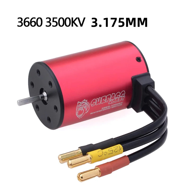 Surpass Hobby Waterproof Brushless Motor KK 3650 3660 3665 3670 3674 for 1/8 1/10 RC Car Racing Off-Road Wltoys MJX hglrc Boat