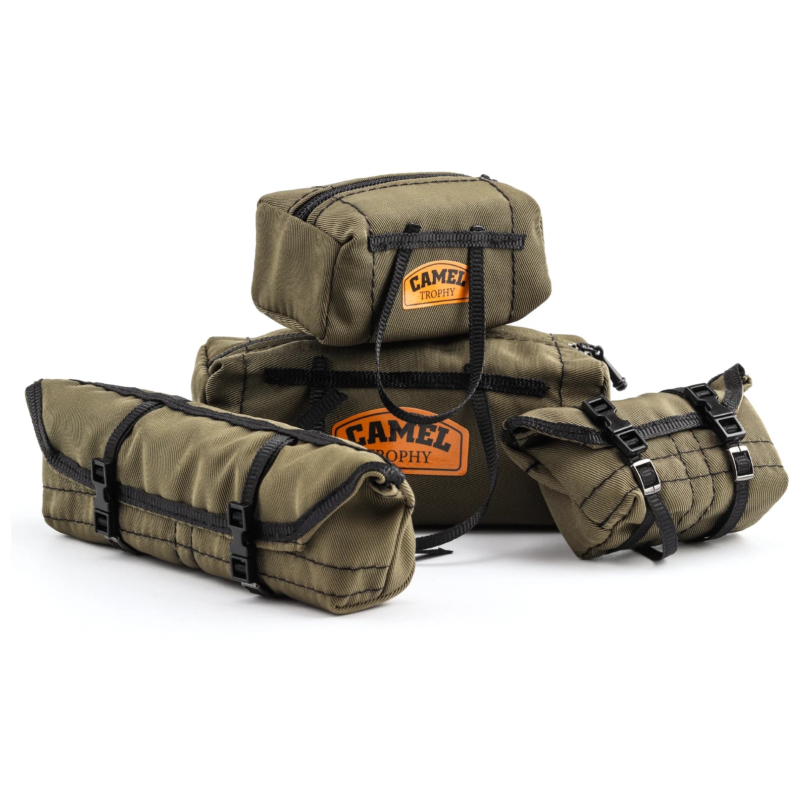 RC Crawler Car Replica Bag Simulation Roof Travel Bag Scale Decoration Luggage Bag for 1/10 1/16 1/18 SCX10 TRX4 TRX4M WPL