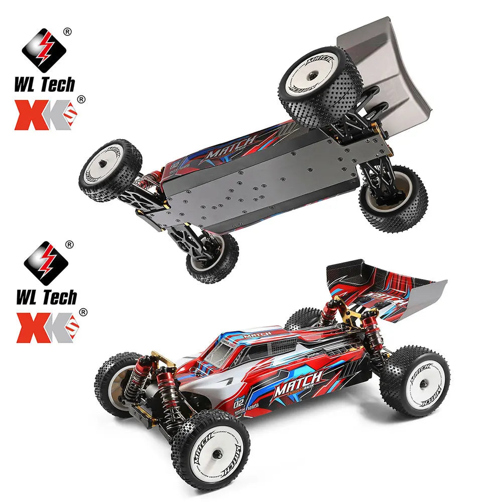 Wltoys 104001 RTR 1/10 4WD RC Car 2.4G Remote Control Racing Car Drift 45km/h High Speed Off-Road Climbing Metal Vehicles Toys