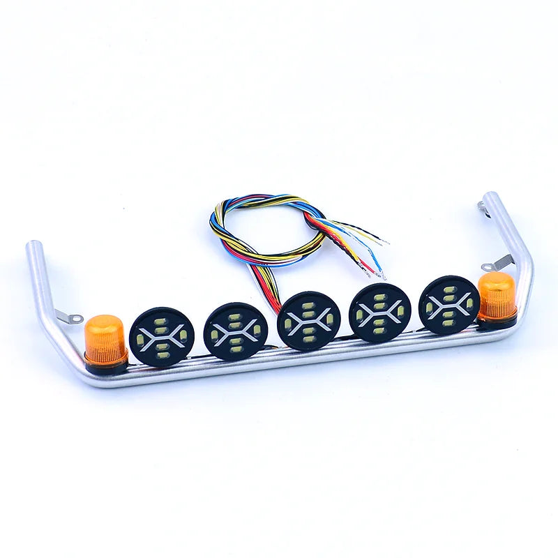 LED Simulation Roof Lights Rotating Lamp for 1/14 Tamiya RC Truck SCANIA 770S R620 Volvo FH16 BENZ Actros MAN TGX TGS Car