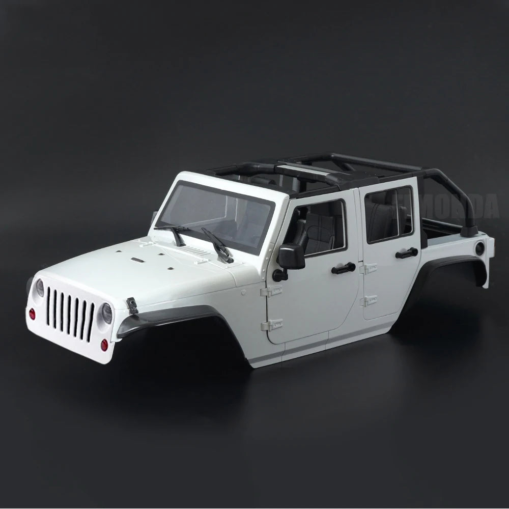1:10 Scale Convertible Hard Body Kit 313mm Wheelbase for 1/10 RC Crawler Car Axial SCX10 90046 TRX4 Redcat GEN8