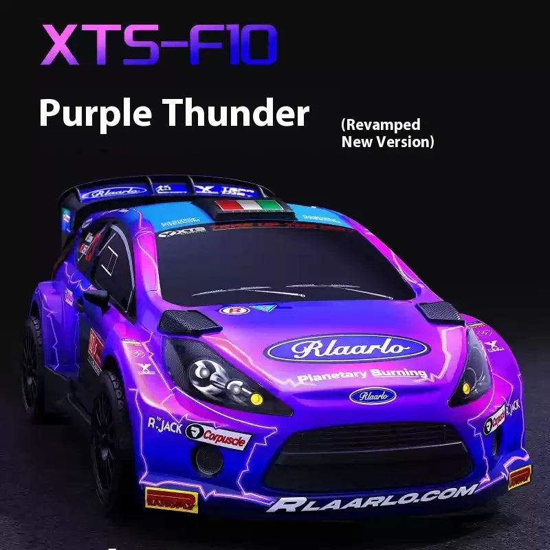 Rc Rally Car 1/10 F10 4wd Rtr Rc Simulation Racing Drift Off-Road Vehicle Model Rally Car 2.4g Remote Control Car Adult Boy Toys