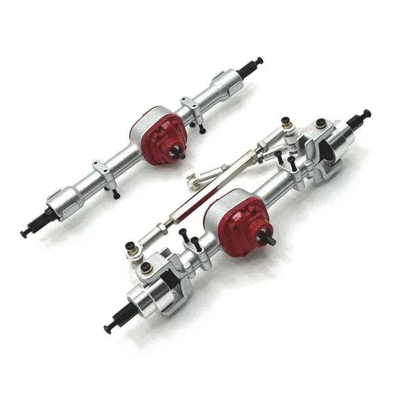 Metal Upgrade, Front And Rear Axle Assemblies, For MN Model 1/12 MN82 LC79 MN78 RC Car Parts