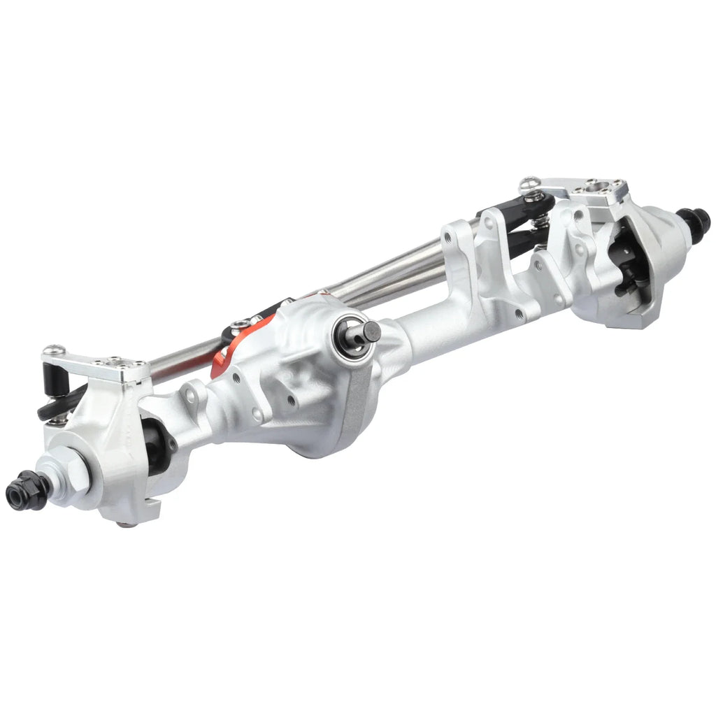 Machined Aluminum One Piece Construction Offset Straight Axle Set for 1/10 RC Crawler Axial SCX10 II VS4-10 Rock Trucks Parts