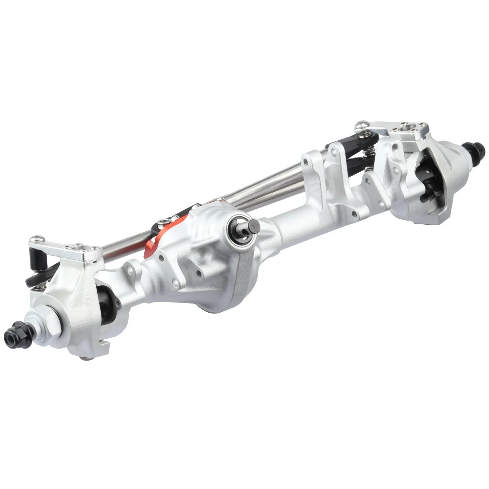 Machined Aluminum One Piece Construction Offset Straight Axle Set for 1/10 RC Crawler Axial SCX10 II VS4-10 Rock Trucks Parts