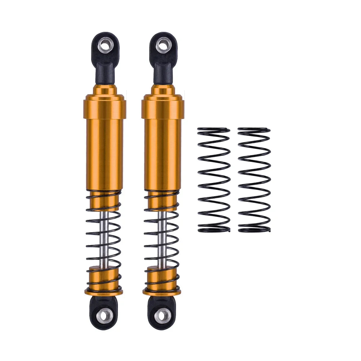 HooCrawler 75mm-115mm Big Bore Shocks with Oil Filled for 1/10 RC Crawler LCG Chassis Cheater Rigs Capra SCX10 TRX4 Gspeed V4