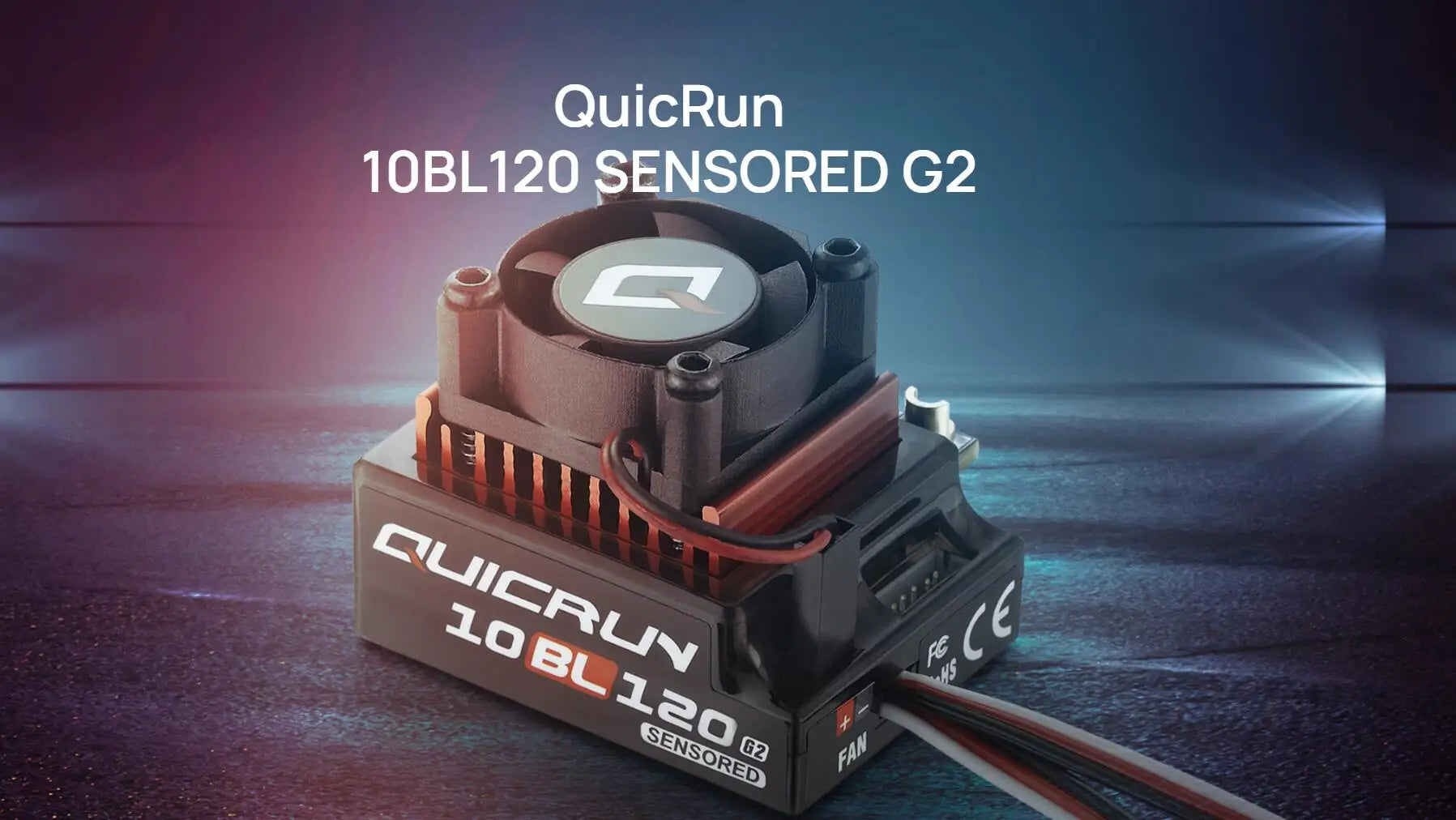 Hobbywing QUICRUN Sensored 10BL120 G2 120A /10BL60 60A 2-3S Lipo Brushless ESC For 1/10 RC Racing Car