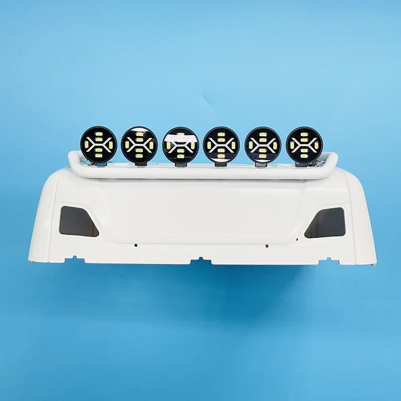 LED Simulation Roof Lights Rotating Lamp for 1/14 Tamiya RC Truck SCANIA 770S R620 Volvo FH16 BENZ Actros MAN TGX TGS Car