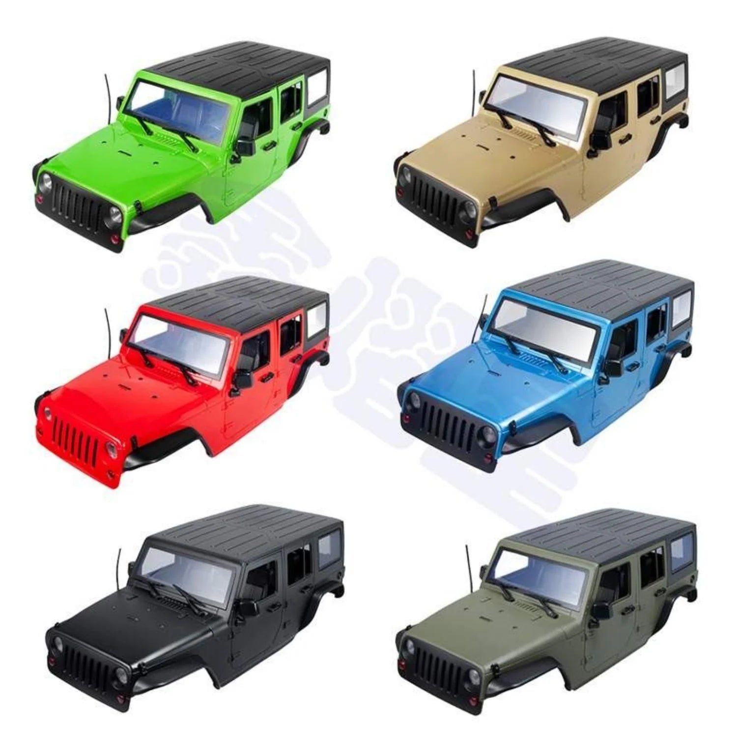 New Scx10 Simulation Climbing Car Wrangler Adult Remote Control Four-Wheel Drive Off-Road Rc Model Car Metal Frame