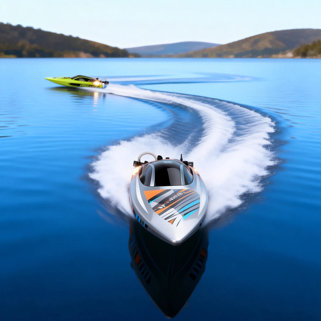 22.8Inches UDI R/C UDI018 Large RC Speed Boat 2.4G 4WD  40-45km/h Remote Control Brushless Watercraft for Hobby Adult
