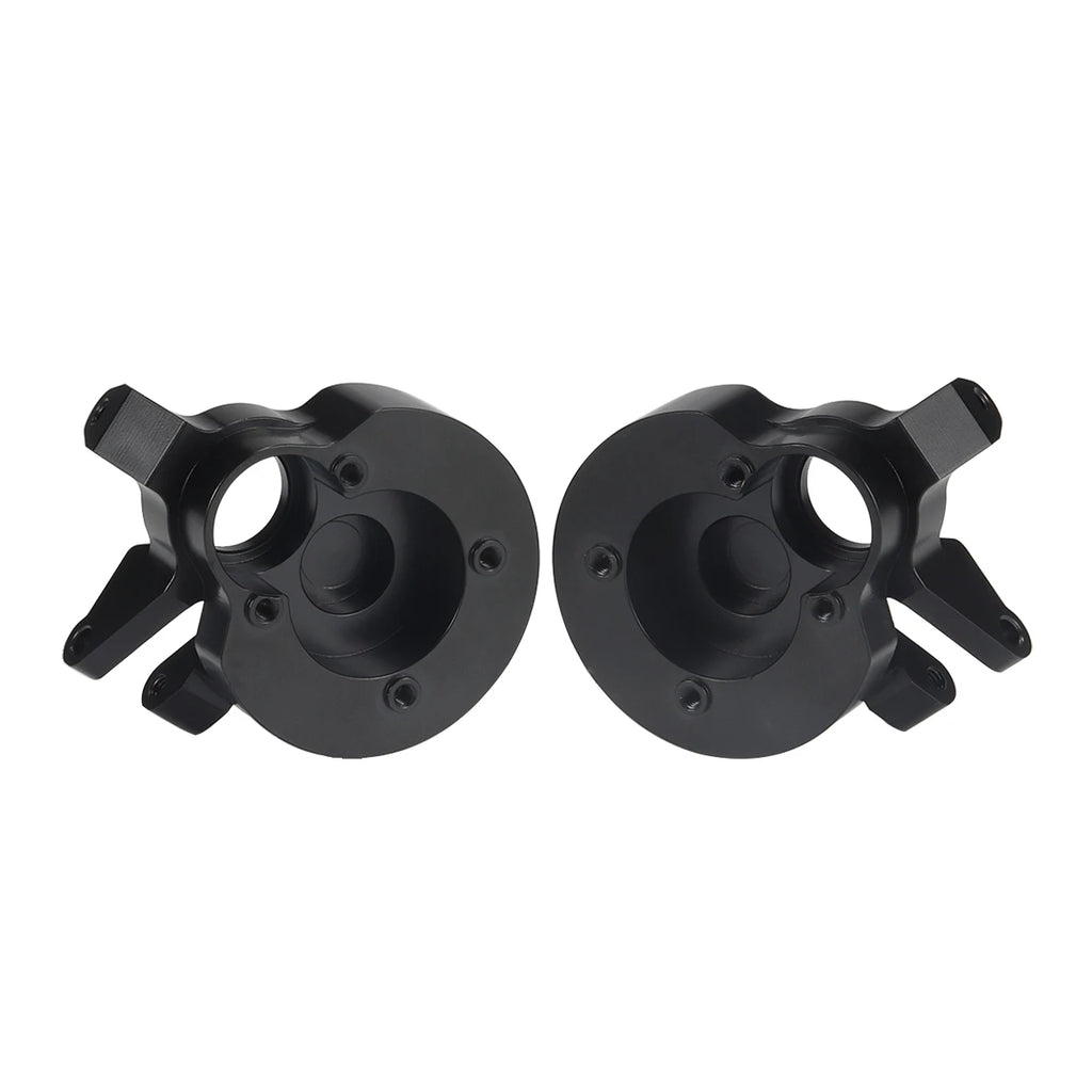 Black Brass Weights Steering Knuckles Portal Cover Set for Axial Capra SCX10 III AR45P SuperShafty CP44 Vanquish F9 Axle Housing