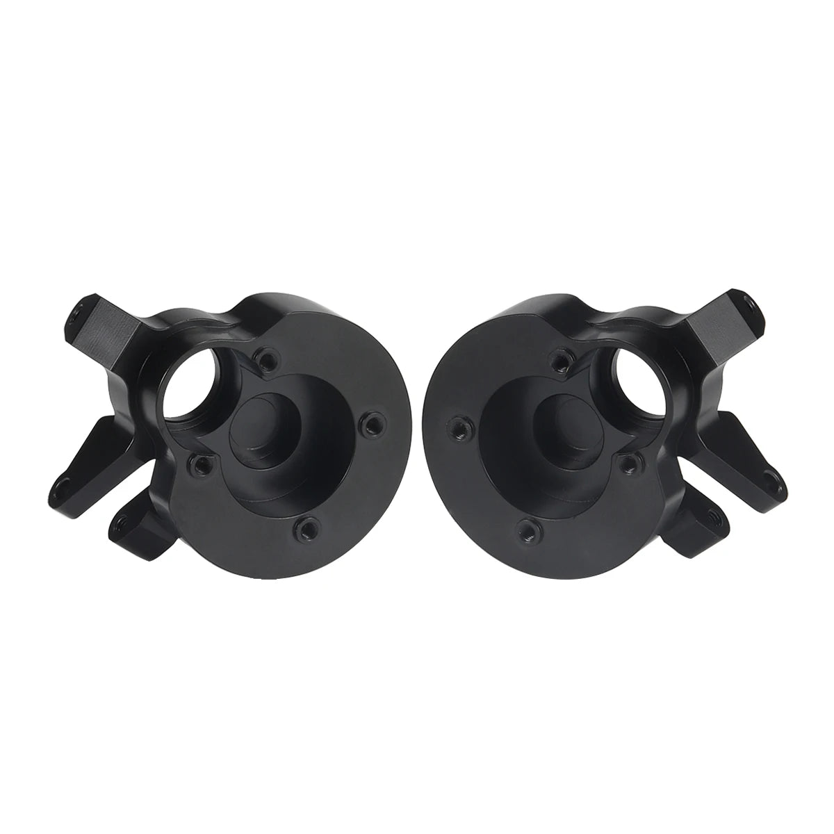 Black Brass Weights Steering Knuckles Portal Cover Set for Axial Capra SCX10 III AR45P SuperShafty CP44 Vanquish F9 Axle Housing