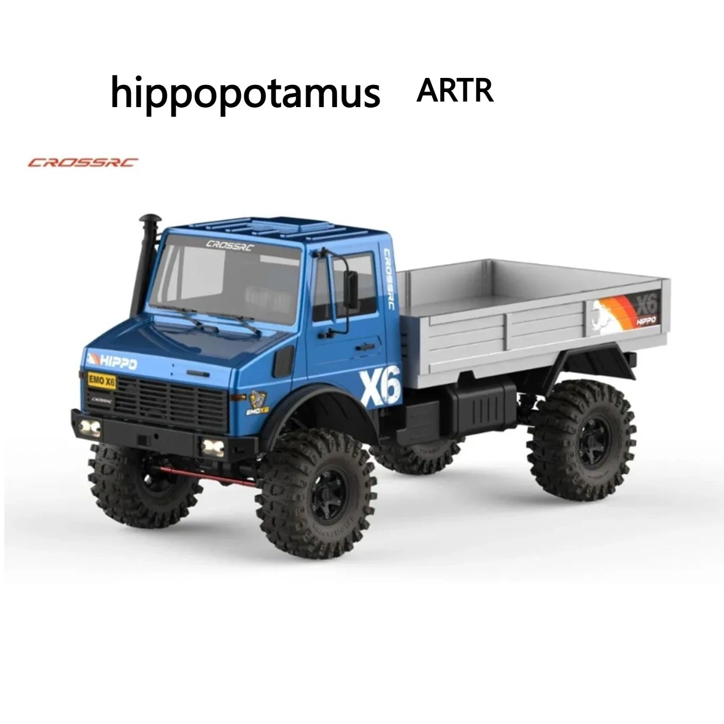 CROSSRC EMO X6 Big Hippo XL3 Big Wild Elephant 1/8 RC Car Simulation Remote Control Electric Climbing Off Road Vehicle Model