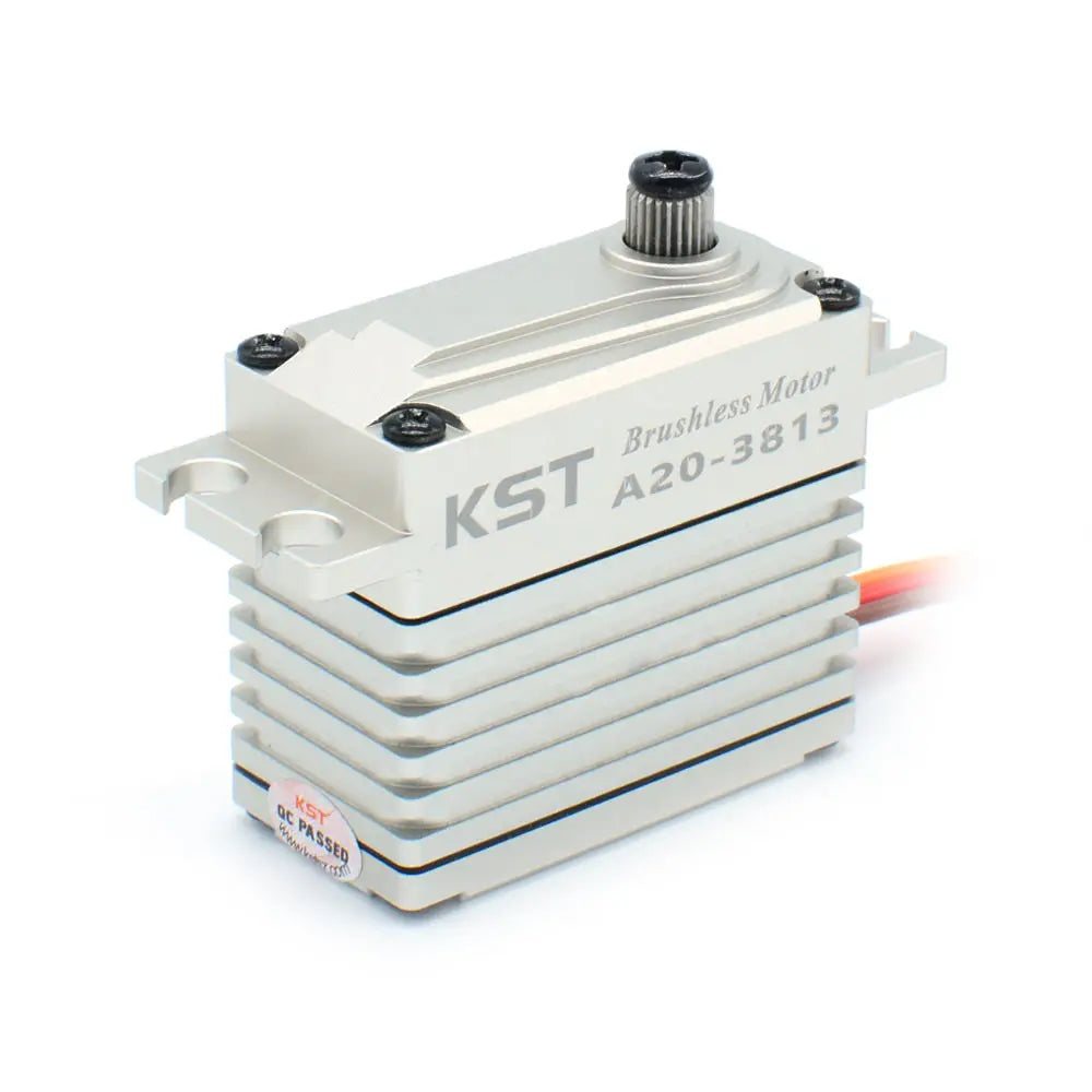 KST A20-3813 Digital Brushless Servo High Pressure Phosphor Bronze Quenched Steel Gear 0.12 Sec 43kg Torque for RC Models