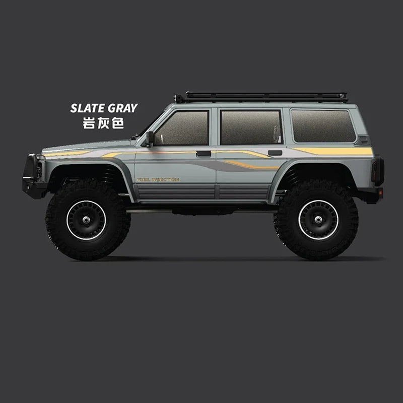 YK4107 Pro Brushless 1/10 Simulation Patrol RC Remote Control Brushless 4WD Differential Lock Climbing Car Off-road Vehicle Gift