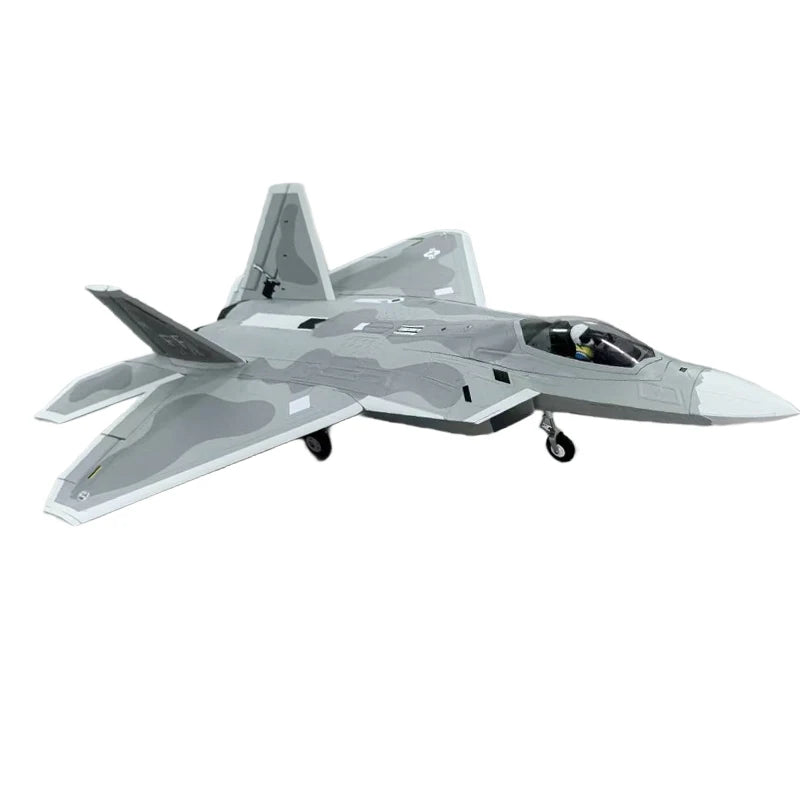 F22 64mm Ducted Remote-Controlled Model Aircraft Cnc Shock Absorbing Landing Gear With Flap Fixed Wing Raptor Fighter F-22