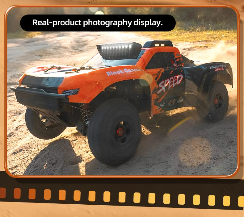 JJRC C8822 1/8 remote control car with four-wheel drive, full-scale racing cars without brushes, high-speed off-road toy vehicle