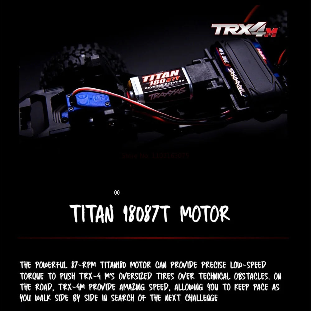 TRAXXAS 1/18 RC Car TRX4M K10 Heightening Crossing Version Of Climbing Car Off-road Vehicle Toys For Adult Kid Gift