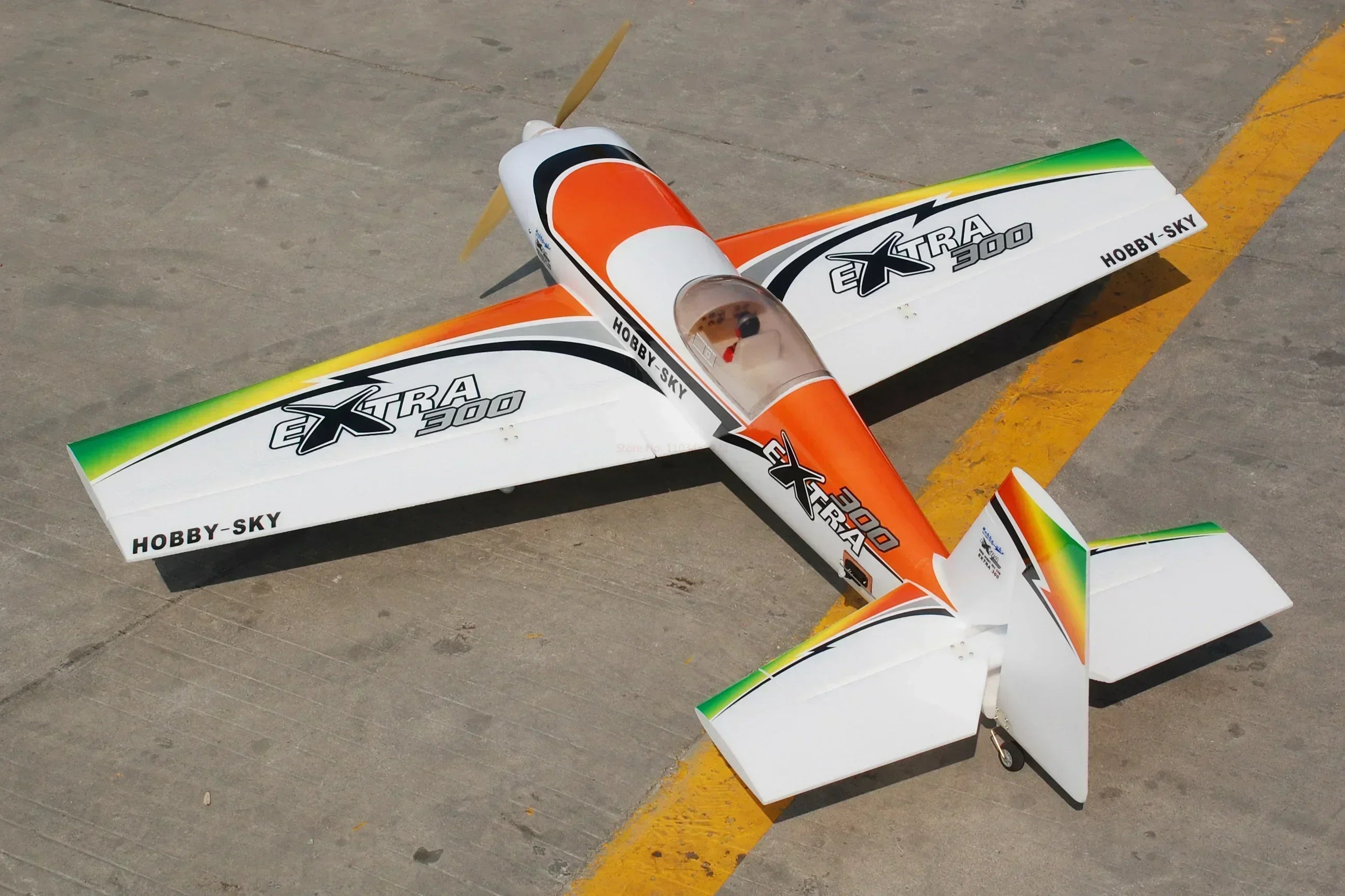 Haokai Aviation Model Third Generation Extra300 Special Effects 3d Haofei 30e1 Meter 2-Wing Span Airplane Wing V3 Birthday Gift