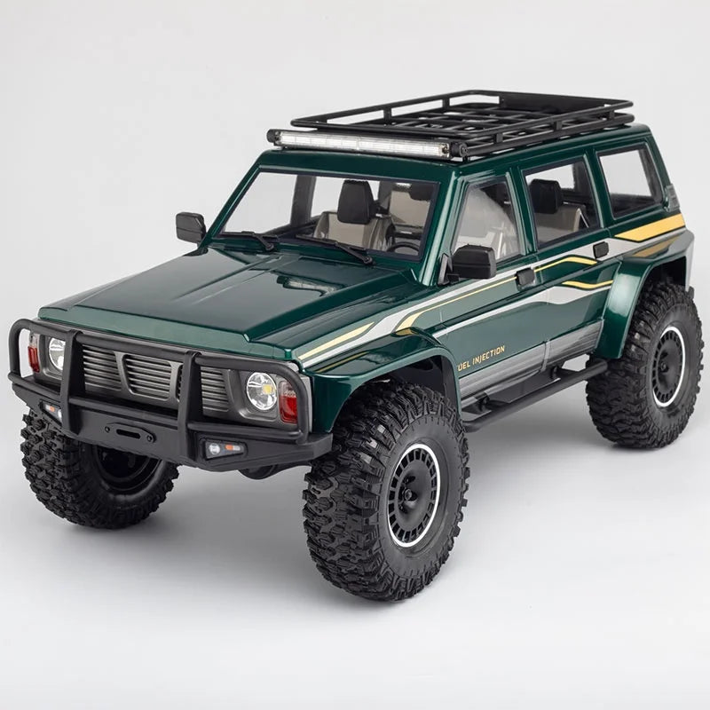 YK4107 Pro Brushless 1/10 Simulation Patrol RC Remote Control Brushless 4WD Differential Lock Climbing Car Off-road Vehicle Gift