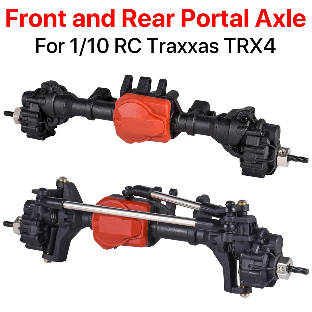 AUSTARHOBBY Front and Rear Portal Axles for RC Traxxas TRX4 1/10 Rock Crawler Car Replace Upgrades Parts For Axial SCX10I SCX10I