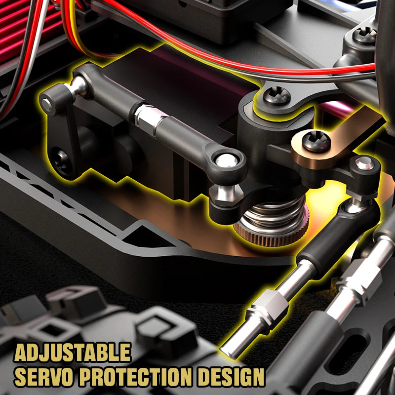90KM/H High Speed Brushless Four-Wheel Drive Remote Control Car Off-road Vehicle RC Drift Racing With Lights RC Car Adult Toys