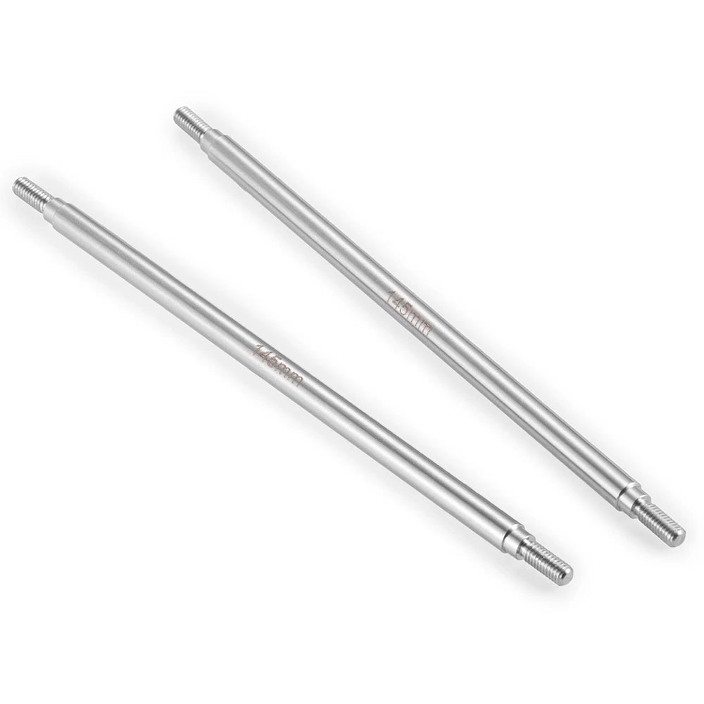 YEAHRUN 2Pcs Stainless Steel Linkage Set Link Rod M4 6x50-155mm for Axial SCX10 II 90046 TRX-4 D90 1/10 RC Car Upgrade Parts