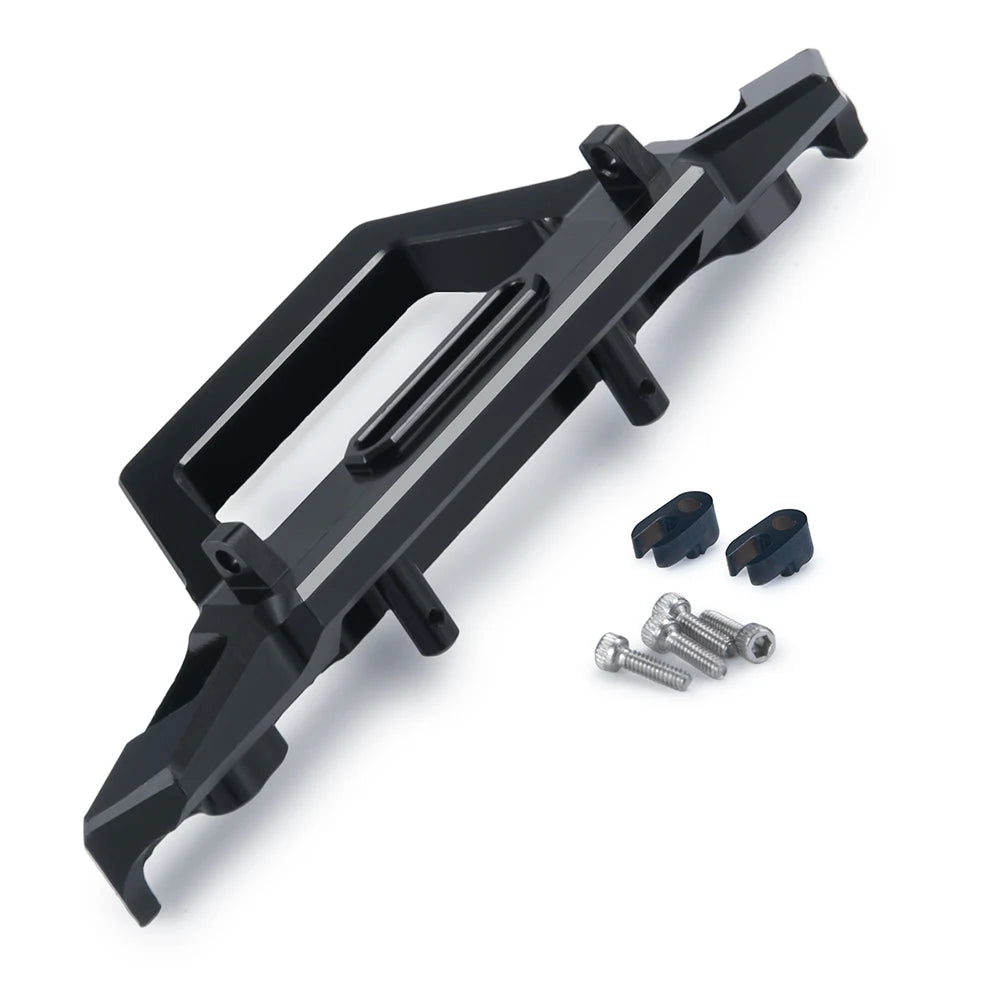 AXSPEED Metal Front/Rear Bumper with Light for Axial SCX24 AXI00002 JEEP Wrangler 1/24 RC Crawler Car Truck Model Upgrade Parts