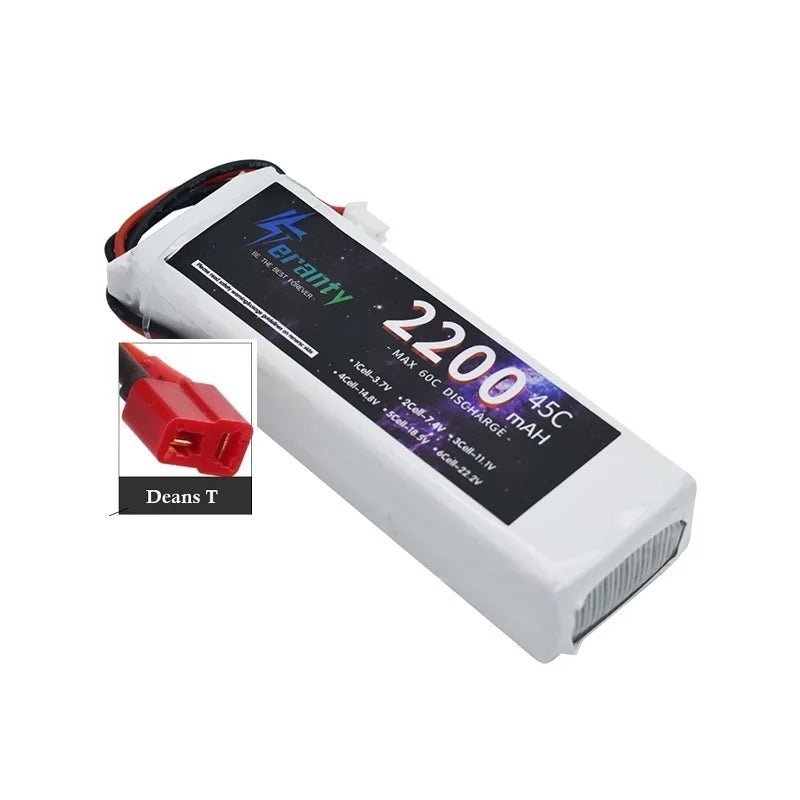 TERANTY 3S Lipo Battery 11.1V 1500/2200/2700/3000/3300/4200/5200/6000/6800/7800/8800/10400mAh For RC Car Airplane Boat