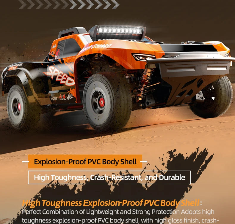 JJRC C8822 1/8 remote control car with four-wheel drive, full-scale racing cars without brushes, high-speed off-road toy vehicle