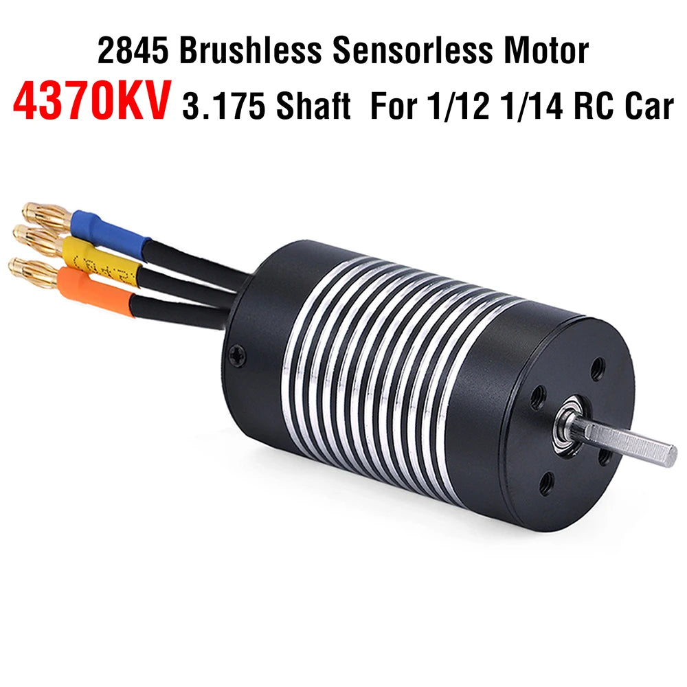 Surpass Hobby Rocket 2845 F540 3650 3660 3665 3670 3674 4068 Waterproof Brushless Motor for 1/10 1/12 RC Car Robot WLtoys 12428