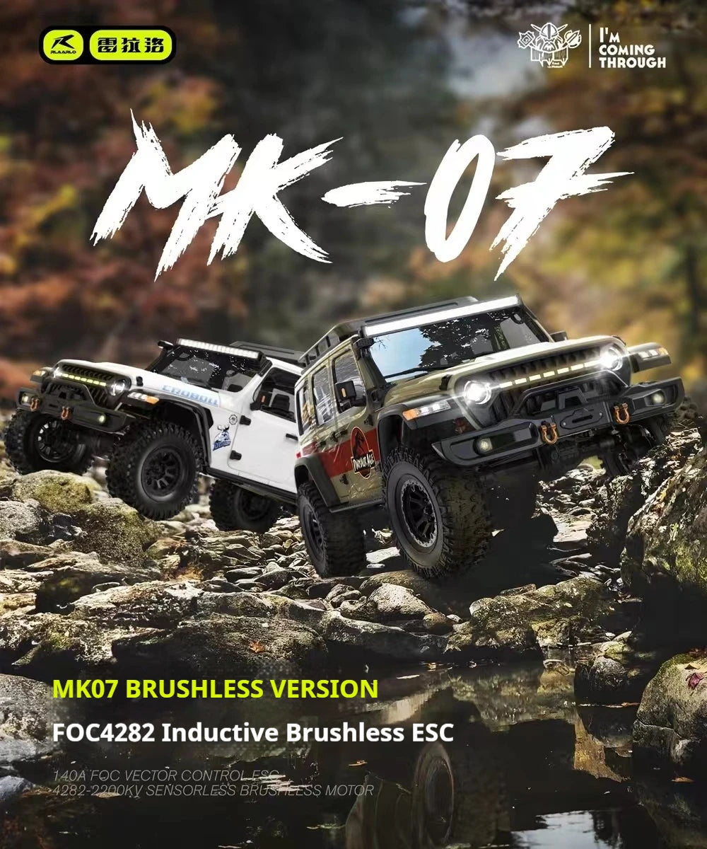 RLAARLO Croboll MK07 1/7 Scale Brushless RC Car 4WD Off-Road Electric Monster Truck for Adults Kids Remote Control Vehicle Gift