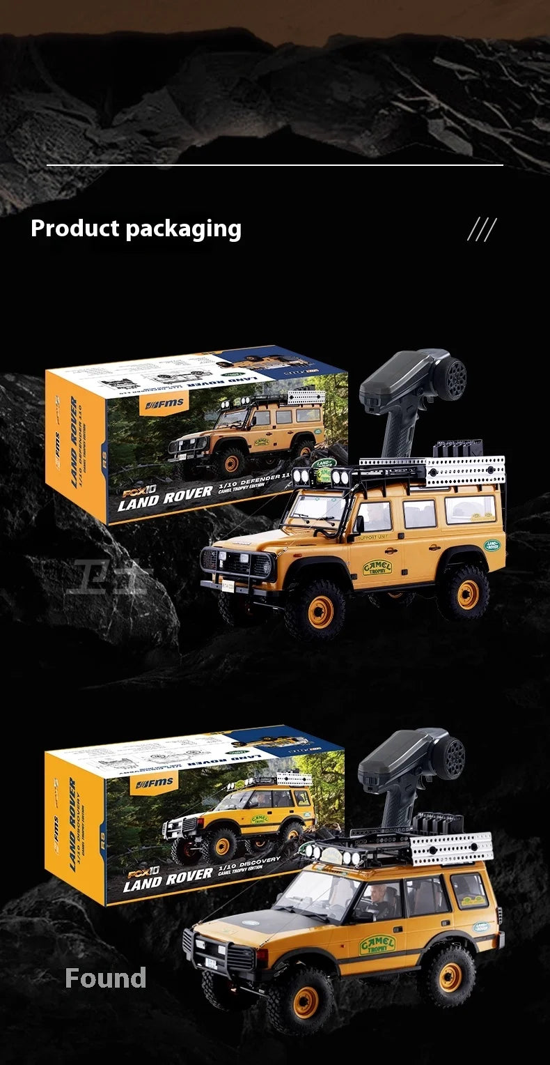 FMS 1/10 FCX10 Camel Cup 4WD RC Car Simulation Electric brushed Two speed Remote Control Climbing Off Road Vehicle Model Gift