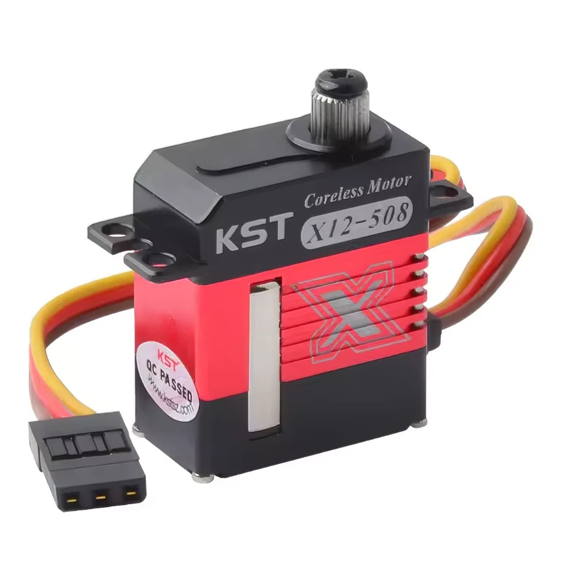KST X12-508 Digital Micro Servo for RC Helicopters 6.2Kgf.cm Torque 0.07sec Response Time Metal Gear High Voltage HV