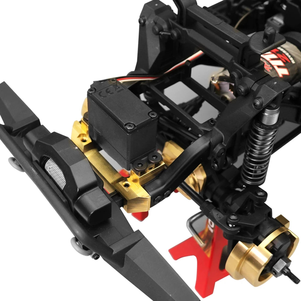 1/10 RC Crawler TRX-4 Brass Heavy Duty Counter Weight Set Portal Drive Axle Housing Bumper Mount TRX4 TRX6 Upgrade Parts