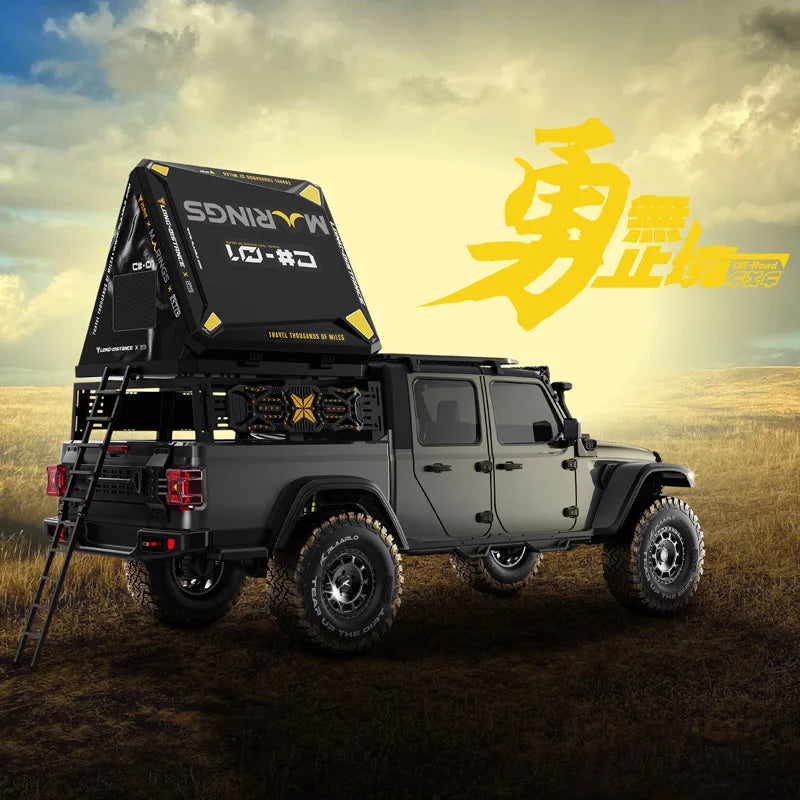 RLAARLO JK07 Pro RC Cars Off-Road 1/7 Scale Electric RC Crawler with Two-Speed Transmission, Model Car Gift for RC Enthusiasts