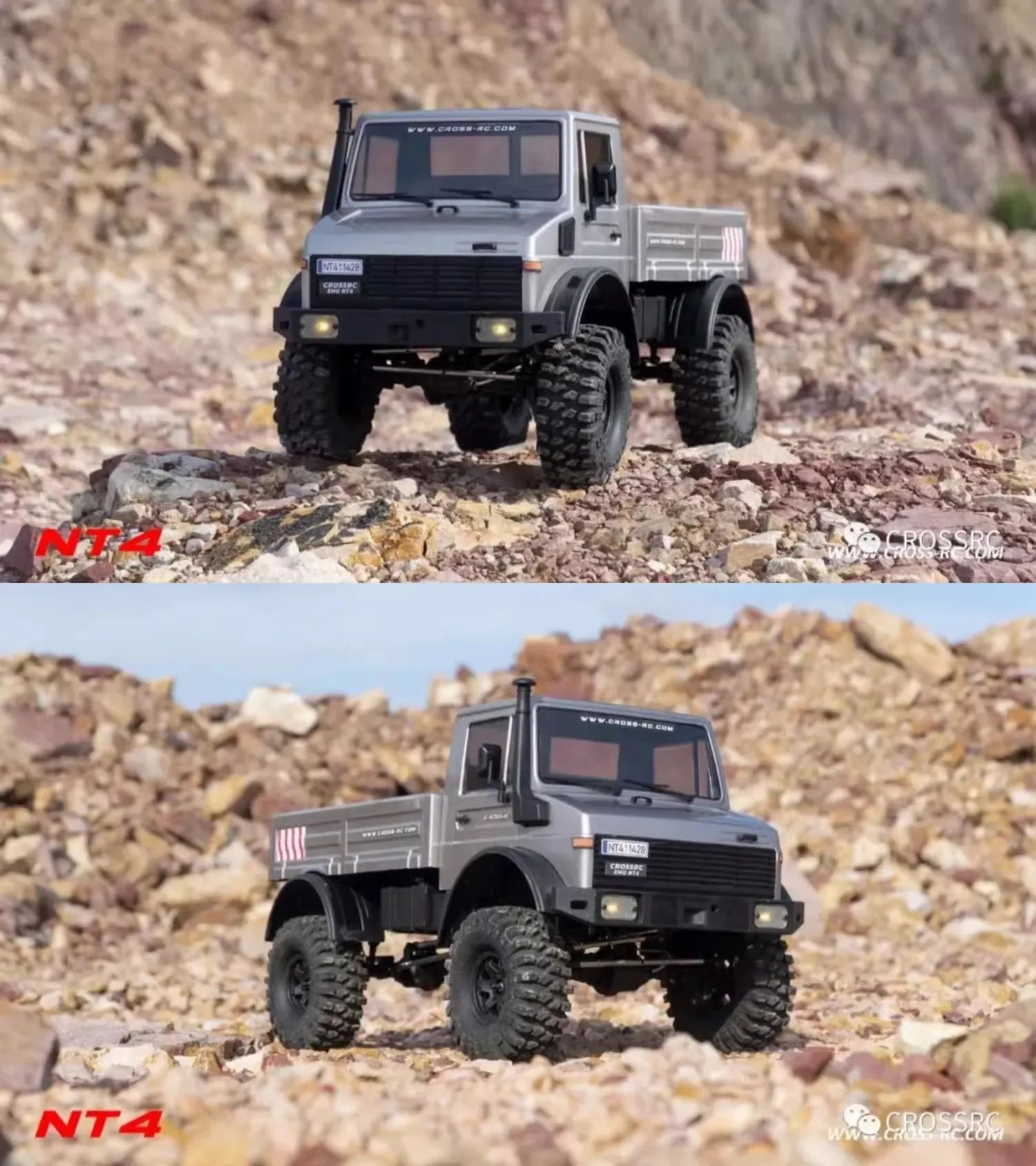 CROSSRC EMO 1:10 NT4 Climbing Car Differential Dual Speed Waterproof Hardcore Off-Road RC Remote Control