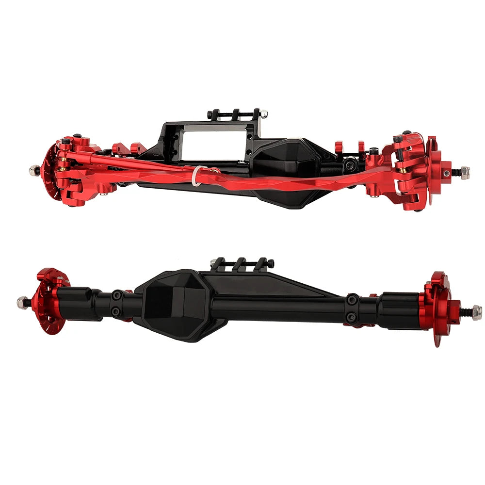 Aluminum Alloy Front / Rear Axle Assembly Set for Axial RBX10 Ryft 1/10 RC Cralwer Upgrades