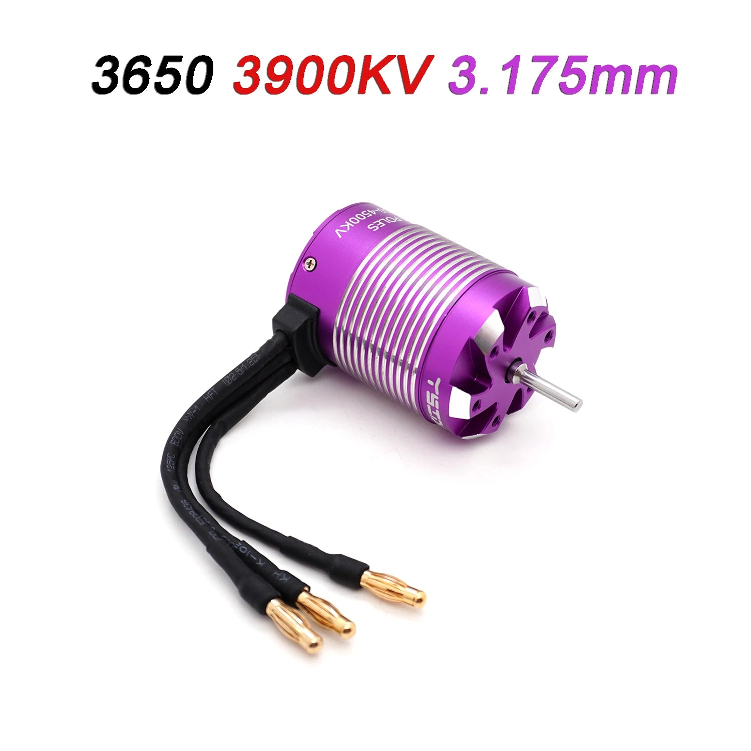 YSIDO Brushless Sensorless Motor 3674/3660/3650 4 Poles for 1:8 1:10 WLtoys HSP Tamiya Traxxas GTR RC Off-Road Racing Buggy Cars