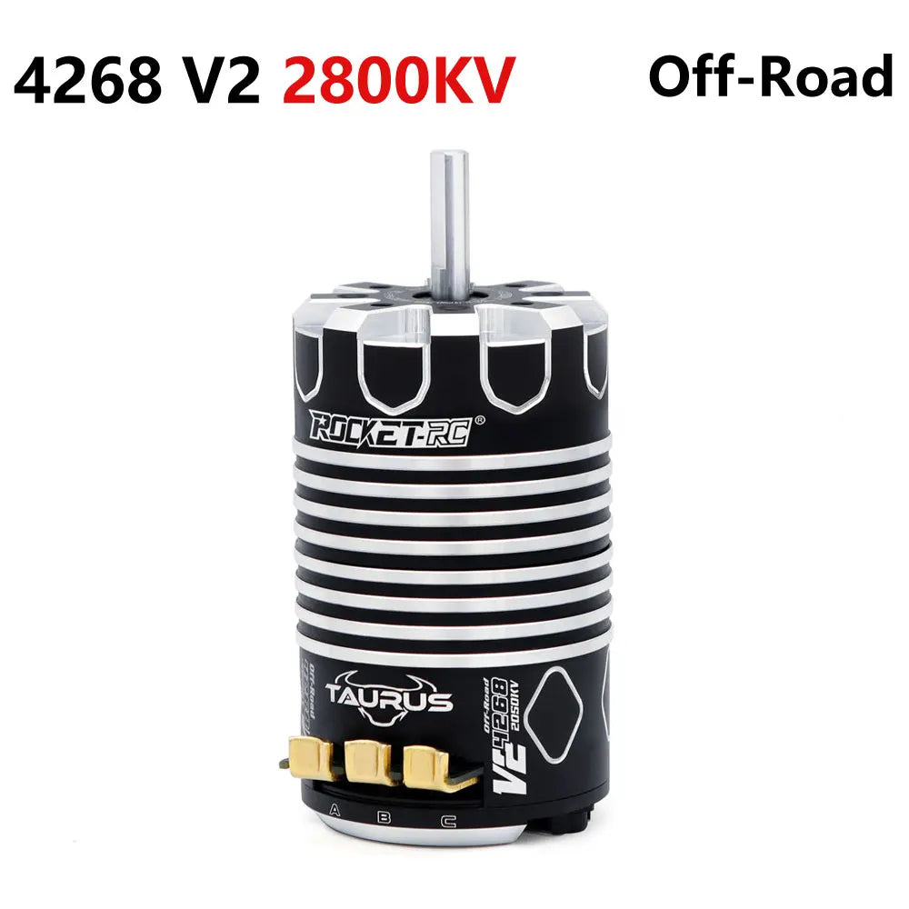 ROCKET-RC Sensored Brushless Motor 4274/4268 V2 Waterproof 5.0mm for 1/8 Wltoys HSP Traxxas Arrma RC Off-Road Buggy Racing Cars