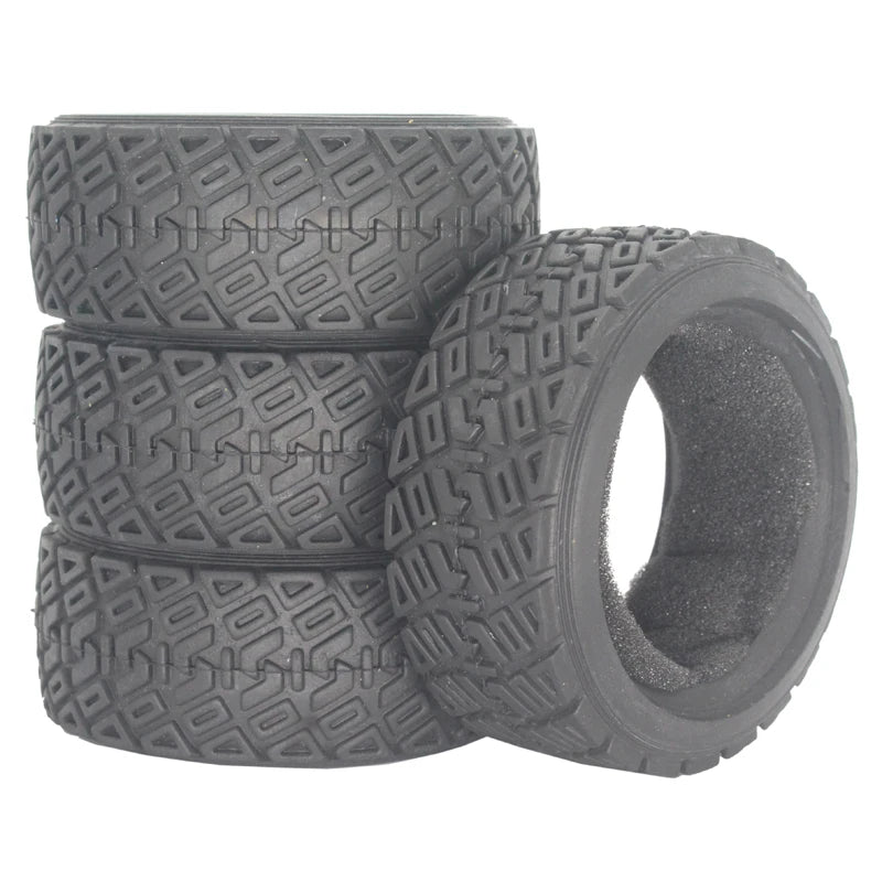 1:10 Scale RC model Car parts On Road 26mm High Grip Rubber Tires Fit HSP HPI HIMOTO REDCAT Racing for HSP 94123/94122/94103