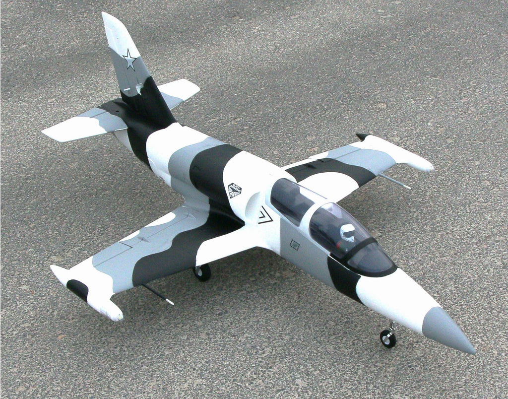 Flyfans L-39 Rc Airplane 64mm Edf Fixed Wing Jet With Retractable Landing Gear Navigation Lights 4s 6s Dual Power Hobby Aircraft