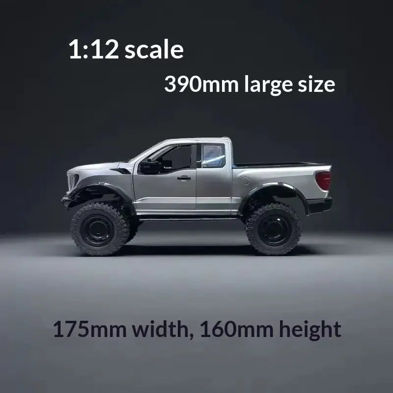 1:12 F-150 4WD RC Off-Road Crawler Pickup Truck Metal Drive Shaft Full Proportion Lifelike Openable Doors Design