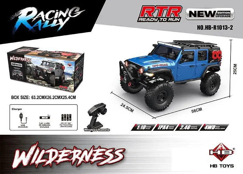 Upgraded R1011/R1012/R1013/R1014/R1015/R1016 Remote Climbing Off Road Vehicle 1:10 Professional Rc 4wd Car Model Boy Toys Gift